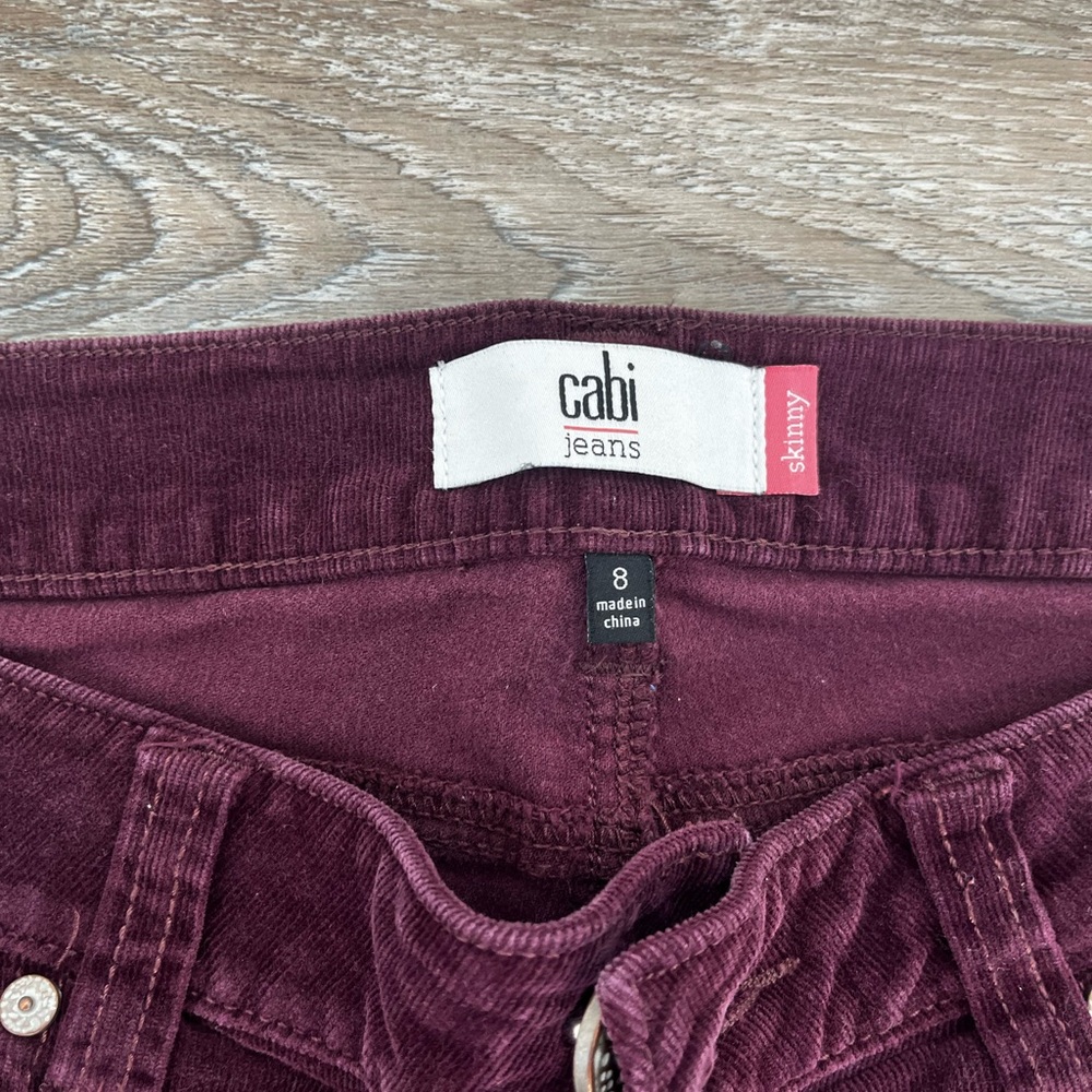 Cabi Jeans - skinny corduroy - Size 8
